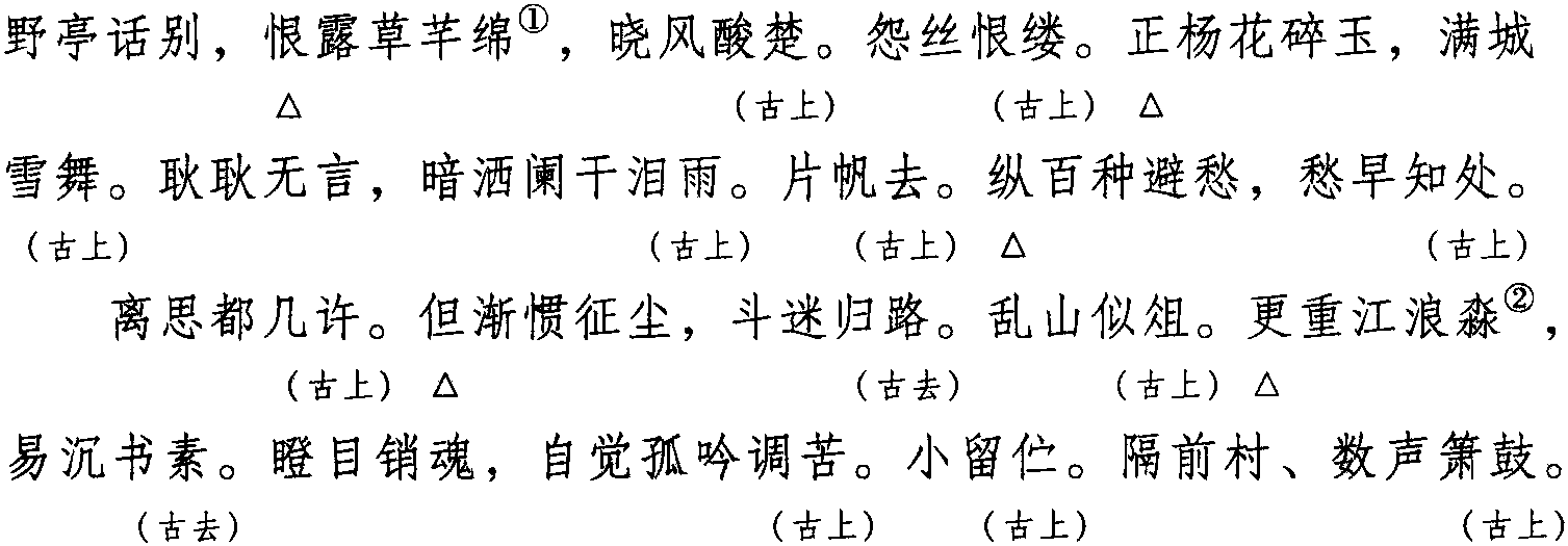 《扫花游》词牌|格律|词趣|词谱|词例